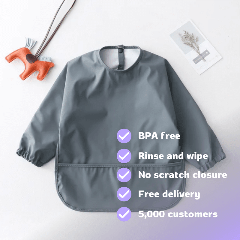 Bubpedia™ Premium Smock Bib